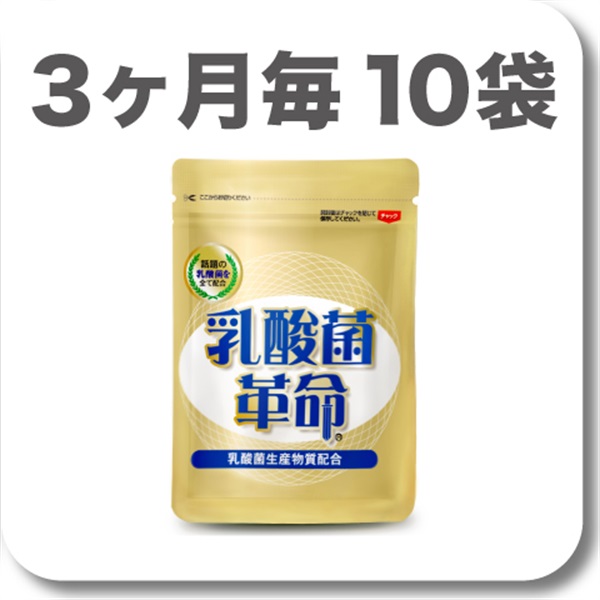 乳酸菌革命【定期】3ヶ月毎10袋